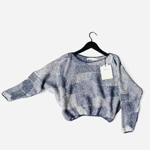 Premium knit sweater in recycled alpaca blend, made in Portugal. Medium weight,